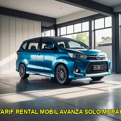 tarif rental mobil avanza solo murah